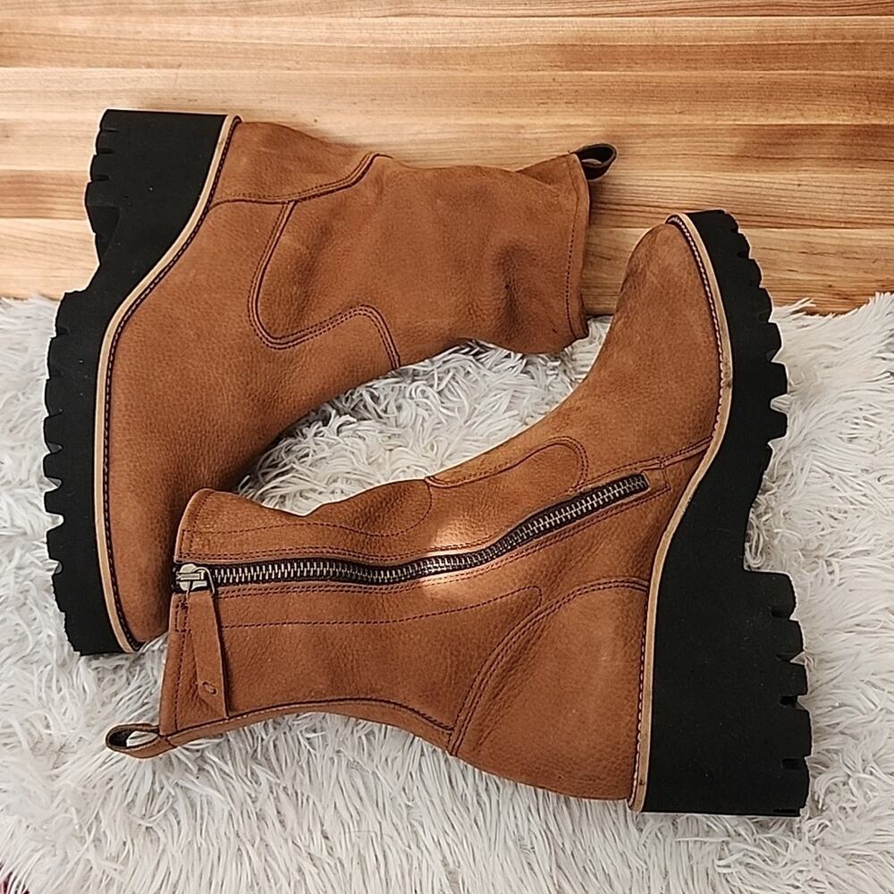 Paul Green Brown Ankle Boots - Picture 12 of 16